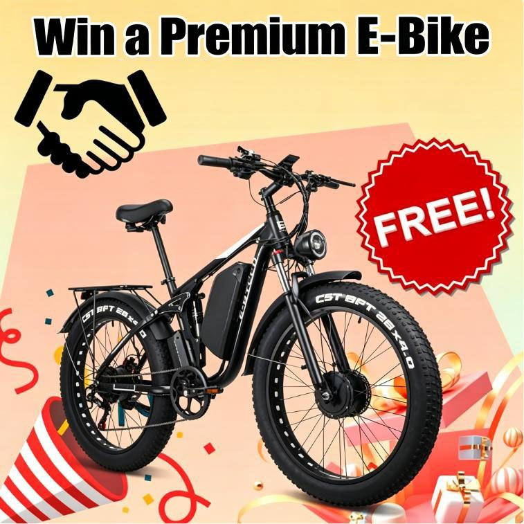 Win a Premium E-Bike promotional image